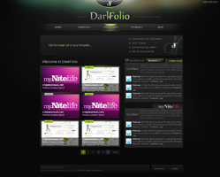 Dark Folio - Preview